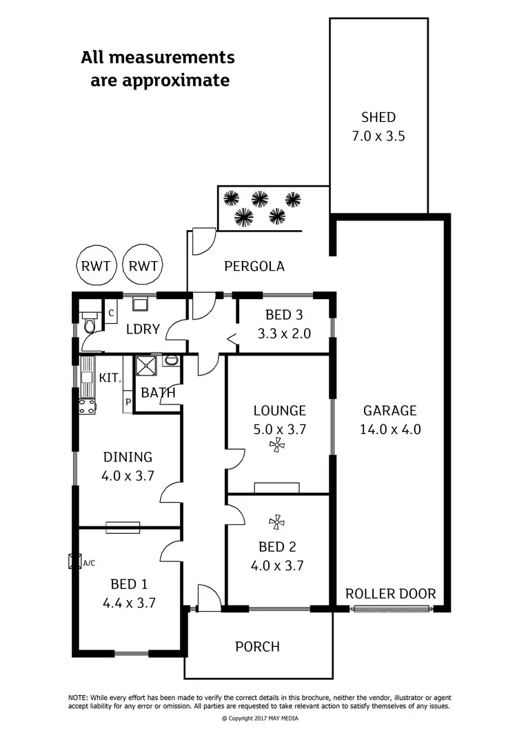 Floorplan of Homely house listing, 24 Stonehaven Street, Pennington SA 5013
