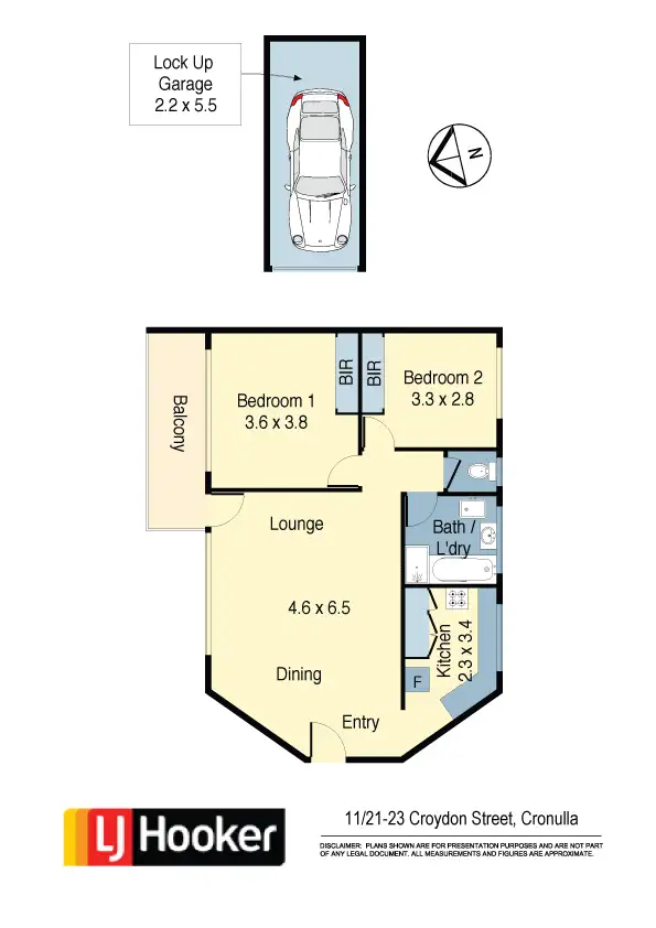 Floorplan of Homely apartment listing, 11/21-23 Croydon Street, Cronulla NSW 2230