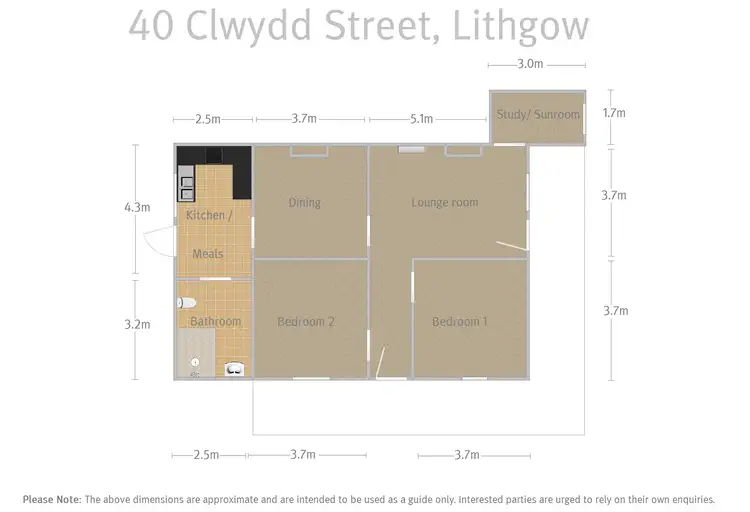 Floorplan of Homely house listing, 40 Clwydd Street, Lithgow NSW 2790