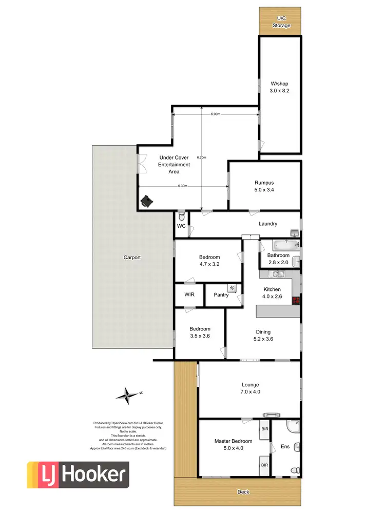 Floorplan of Homely house listing, 7 Andrew Street, Strahan TAS 7468
