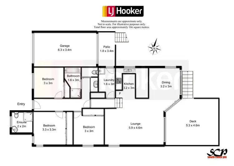 Floorplan of Homely semi-detached listing, 65B Edward Road, Batehaven NSW 2536