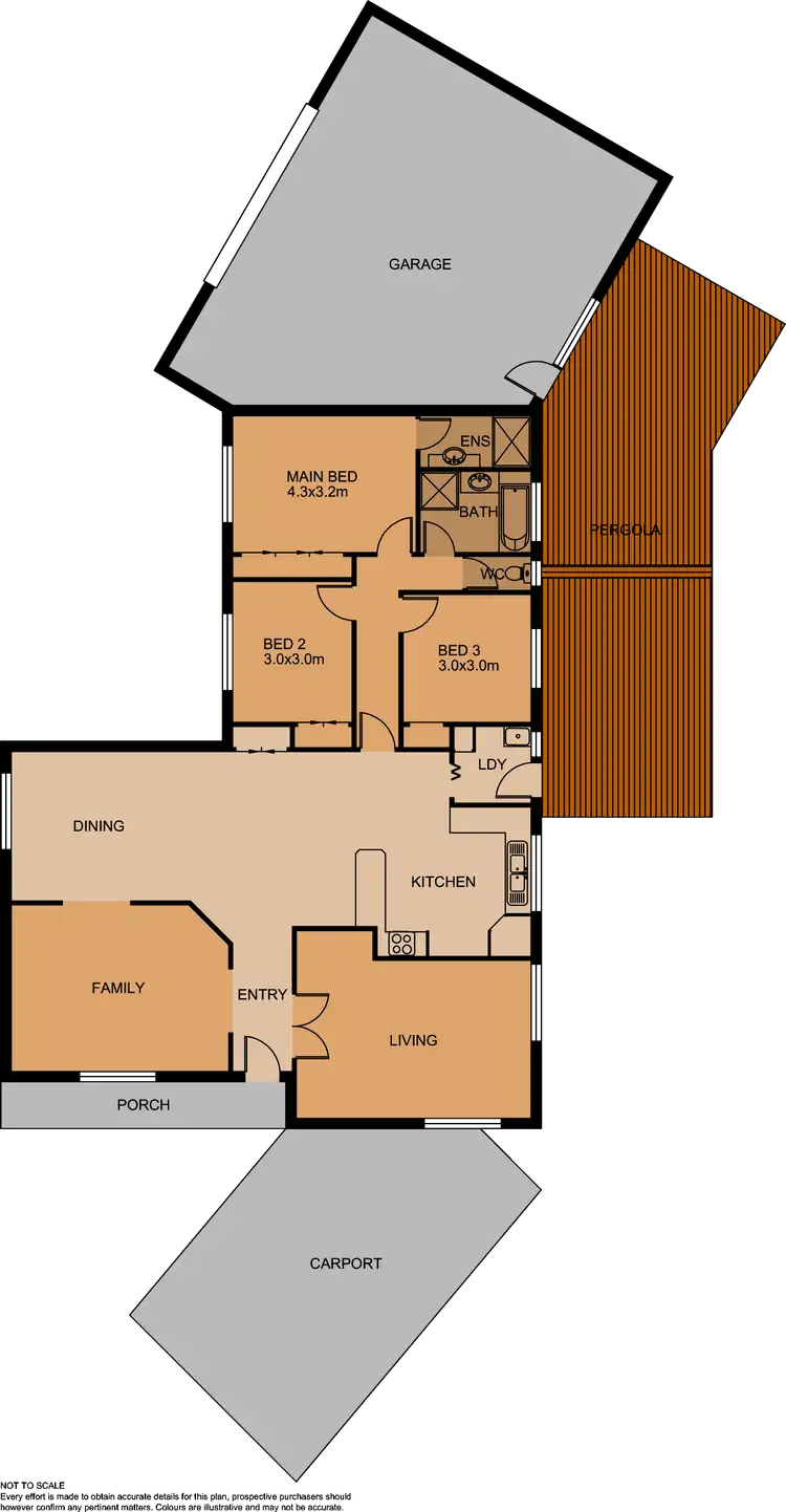 Floorplan of Homely house listing, 83 Gertonia Avenue, Boronia VIC 3155