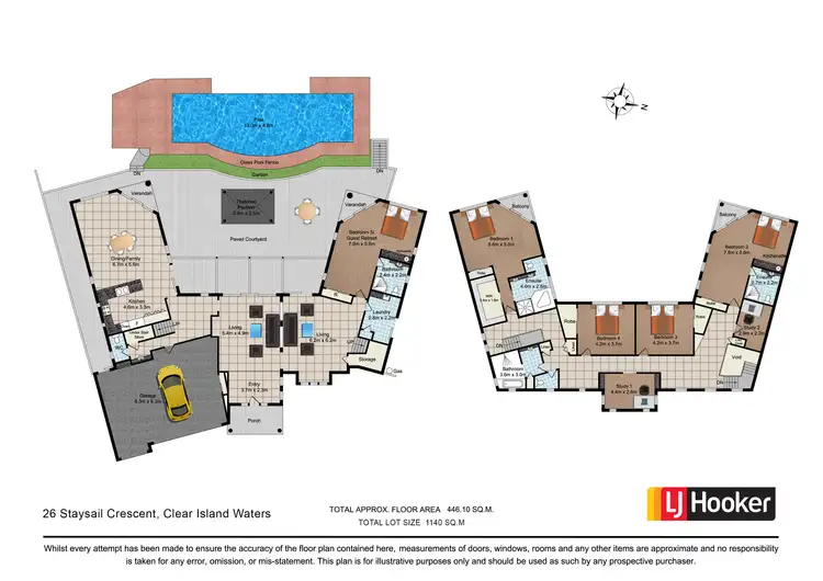 Floorplan of Homely house listing, 26 Staysail Crescent, Clear Island Waters QLD 4226