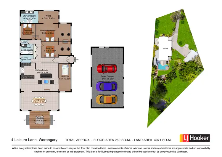Floorplan of Homely house listing, 4 Leisure Lane, Worongary QLD 4213