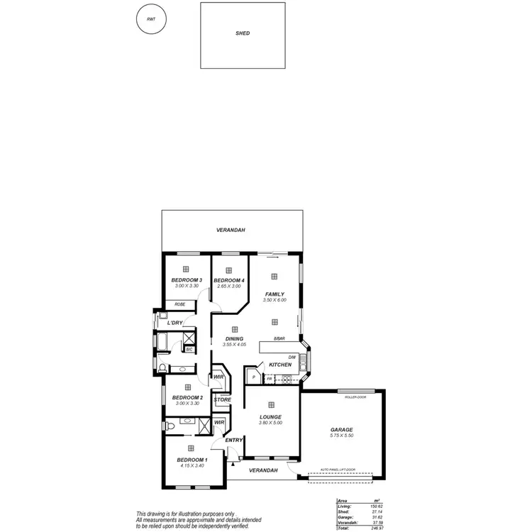 Floorplan of Homely house listing, 14 Graham Avenue, Holden Hill SA 5088