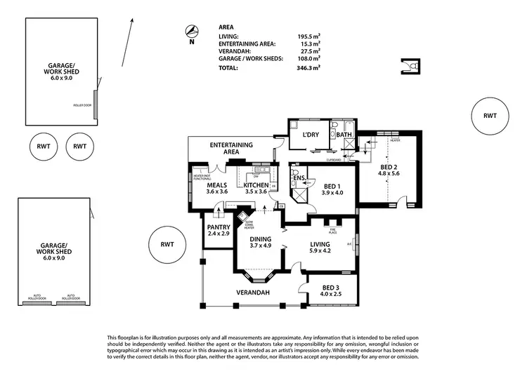 Floorplan of Homely house listing, 58 Daddow Road, Mount Barker SA 5251