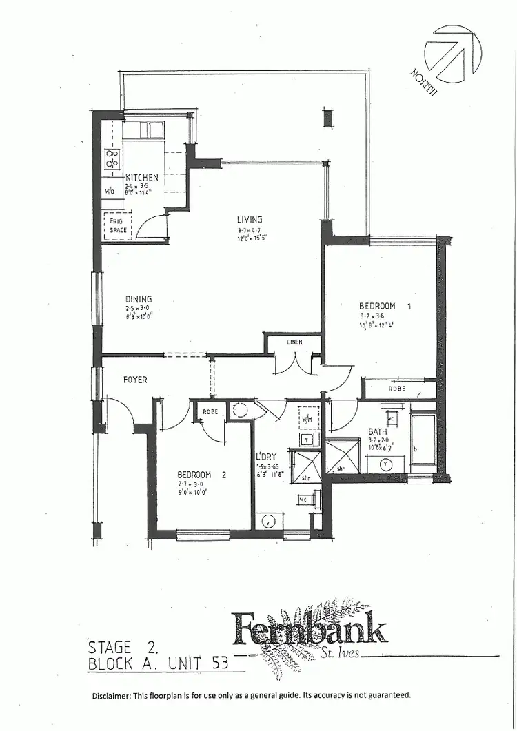 Floorplan of Homely unit listing, 53/2 - 8 Kitchener Street, St Ives NSW 2075