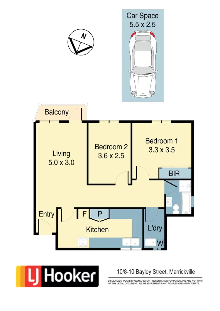 Floorplan of Homely apartment listing, 10/8-10 Bayley Street, Marrickville NSW 2204