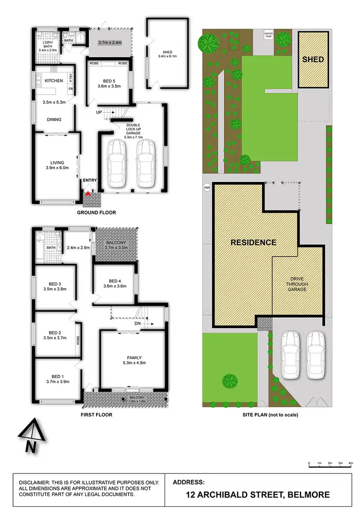 Floorplan of Homely house listing, 12 Archibald Street, Belmore NSW 2192