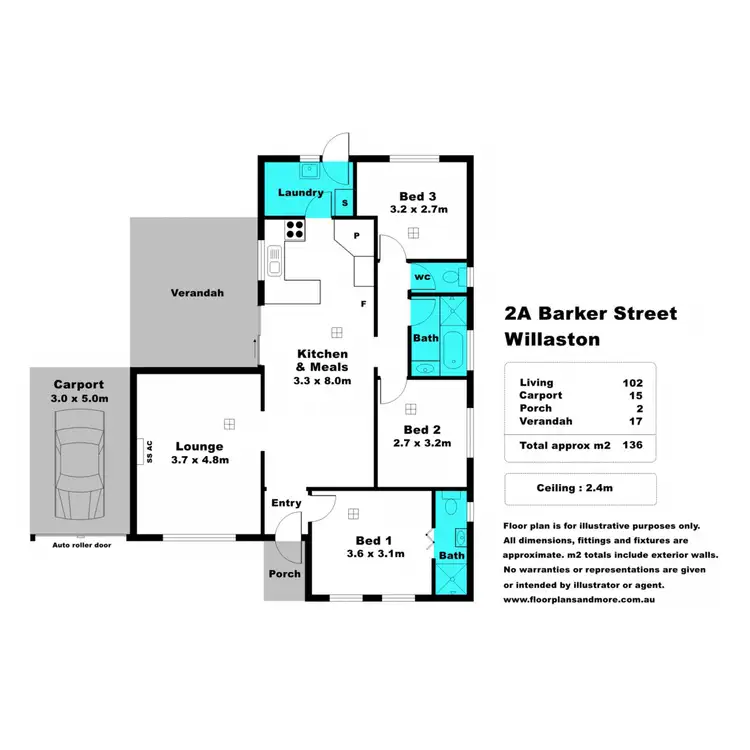 Floorplan of Homely house listing, 2A Barker Street, Willaston SA 5118
