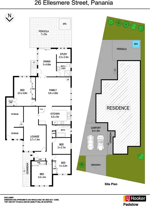 Floorplan of Homely house listing, 26 Ellesmere Street, Panania NSW 2213