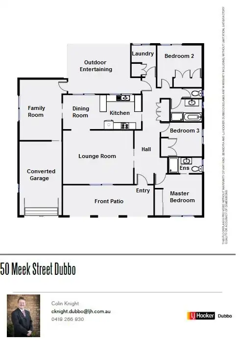Floorplan of Homely house listing, 50 Meek Street, Dubbo NSW 2830
