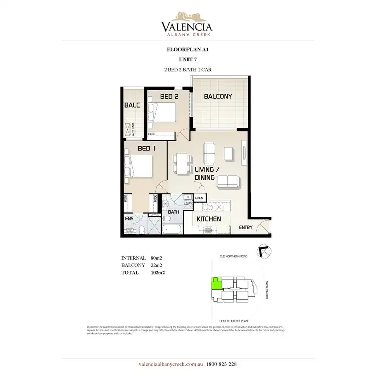 Floorplan of Homely apartment listing, 7/57 Old Northern Road, Albany Creek QLD 4035