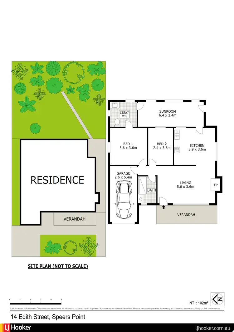Floorplan of Homely house listing, 14 Edith Street, Speers Point NSW 2284