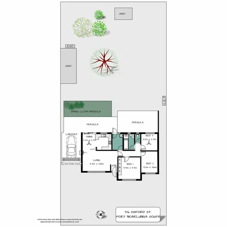 Floorplan of Homely house listing, 56 Oxford Street, Port Noarlunga South SA 5167