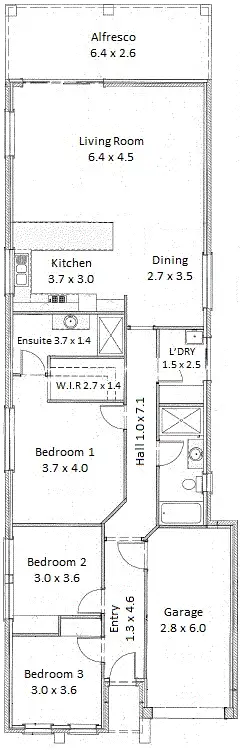 Floorplan of Homely house listing, 14 Ross Street, Clearview SA 5085