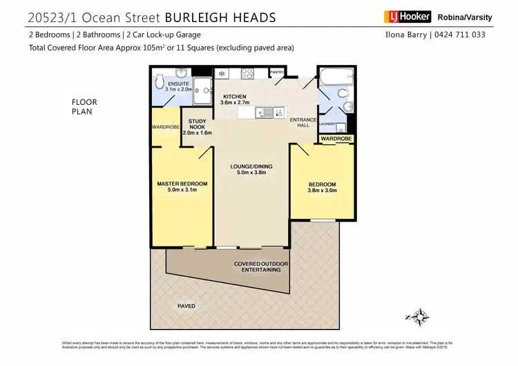 Floorplan of Homely unit listing, 2053/1 Ocean Street, Burleigh Heads QLD 4220