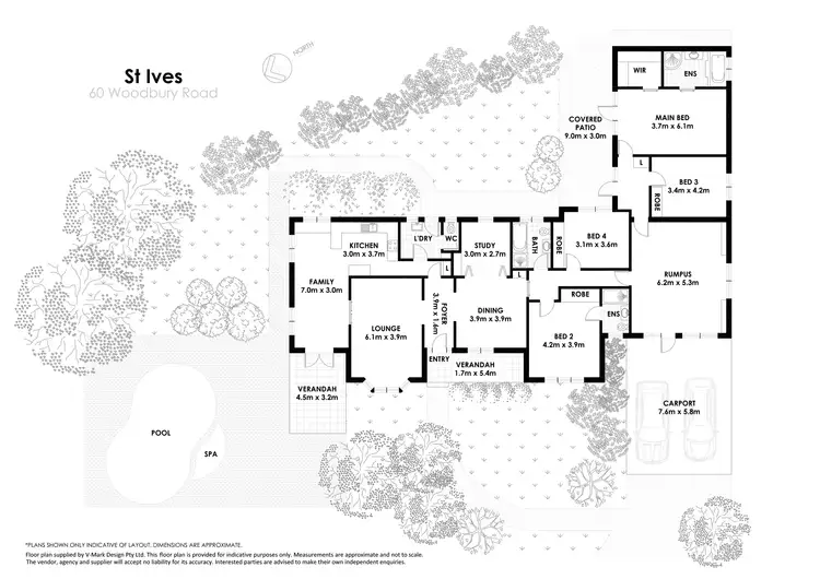 Floorplan of Homely house listing, 60 Woodbury Road, St Ives NSW 2075