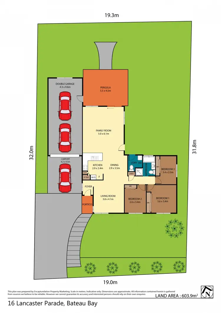 Floorplan of Homely house listing, 16 Lancaster Parade, Bateau Bay NSW 2261