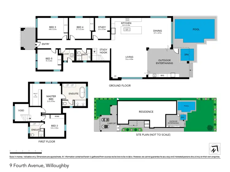 Floorplan of Homely house listing, 9 Fourth Avenue, Willoughby NSW 2068