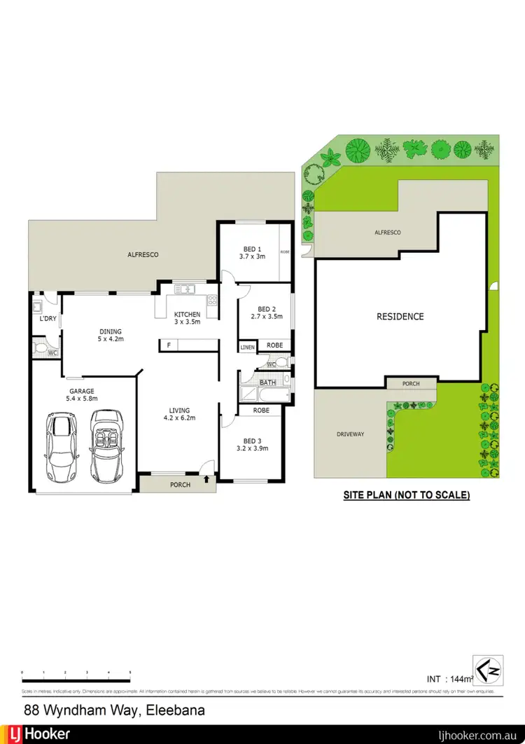 Floorplan of Homely house listing, 88 Wyndham Way, Eleebana NSW 2282