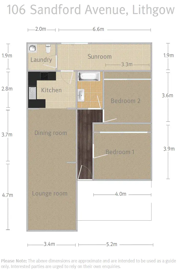 Floorplan of Homely house listing, 106 Sandford Avenue, Lithgow NSW 2790