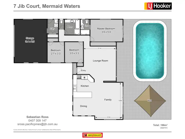 Floorplan of Homely house listing, 7 Jib Court, Mermaid Waters QLD 4218