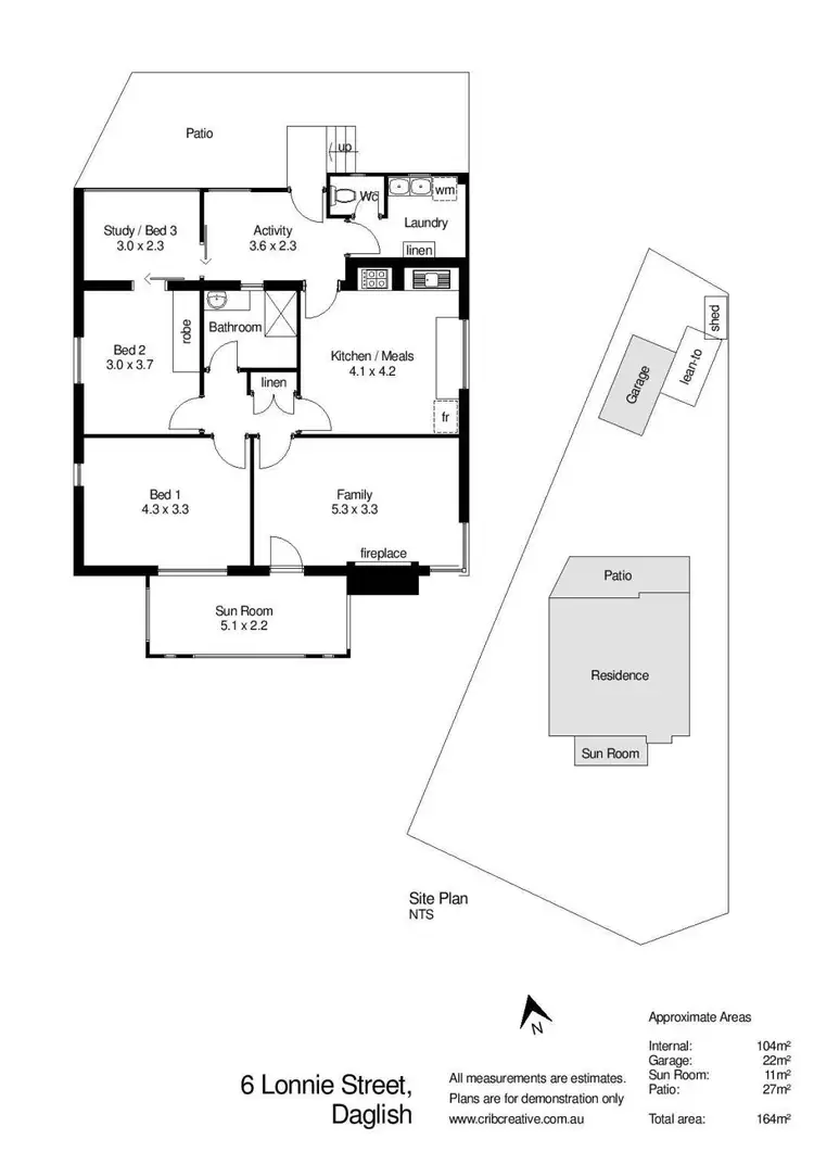 Floorplan of Homely house listing, 6 Lonnie Street, Daglish WA 6008