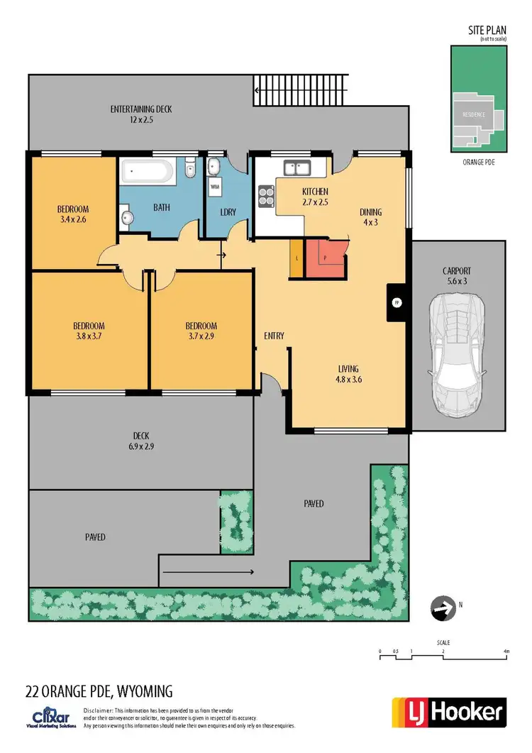 Floorplan of Homely house listing, 22 Orange Parade, Wyoming NSW 2250