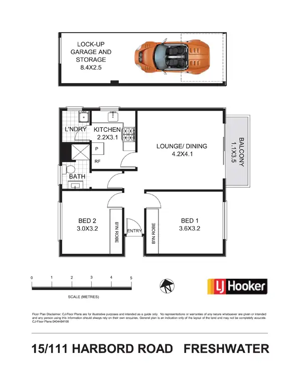 Floorplan of Homely unit listing, 15/111-113 Harbord Road, Freshwater NSW 2096