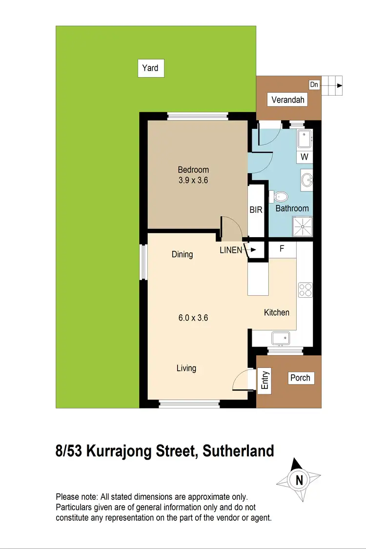 Floorplan of Homely villa listing, 8/53 Kurrajong Street, Sutherland NSW 2232