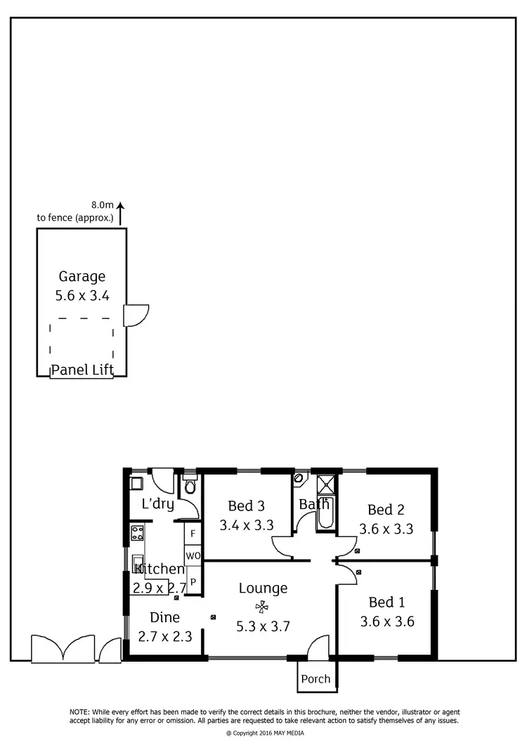 Floorplan of Homely house listing, 526 Salisbury Highway, Parafield Gardens SA 5107