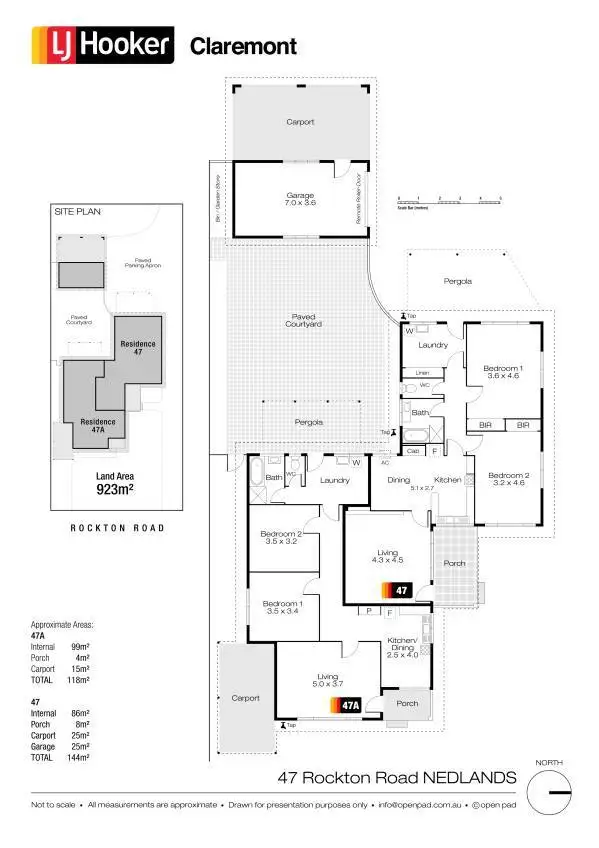 Floorplan of Homely house listing, 47 Rockton Road, Nedlands WA 6009