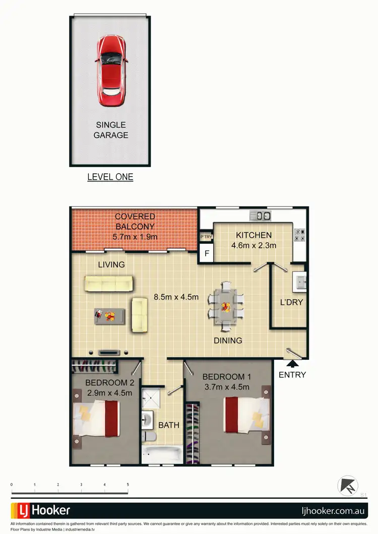 Floorplan of Homely unit listing, 2/78 Cahors Road, Padstow NSW 2211