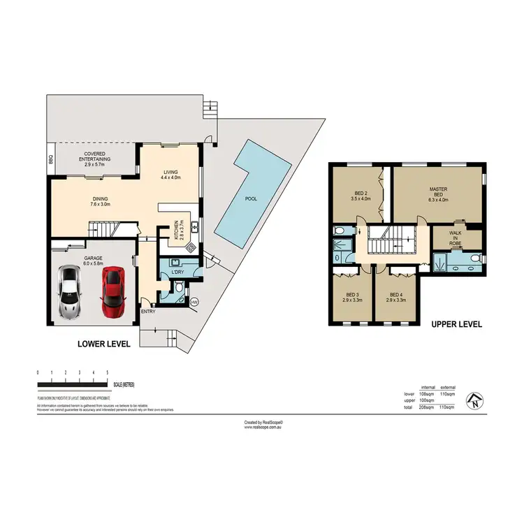 Floorplan of Homely townhouse listing, 3/58 Highview Terrace, St Lucia QLD 4067