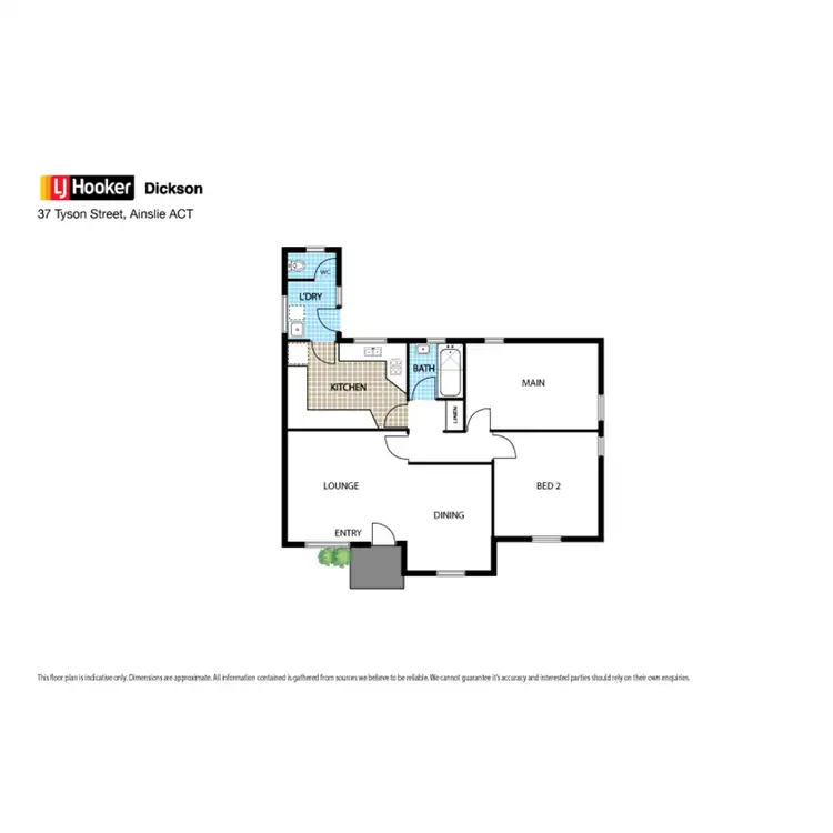 Floorplan of Homely house listing, 37 Tyson Street, Ainslie ACT 2602
