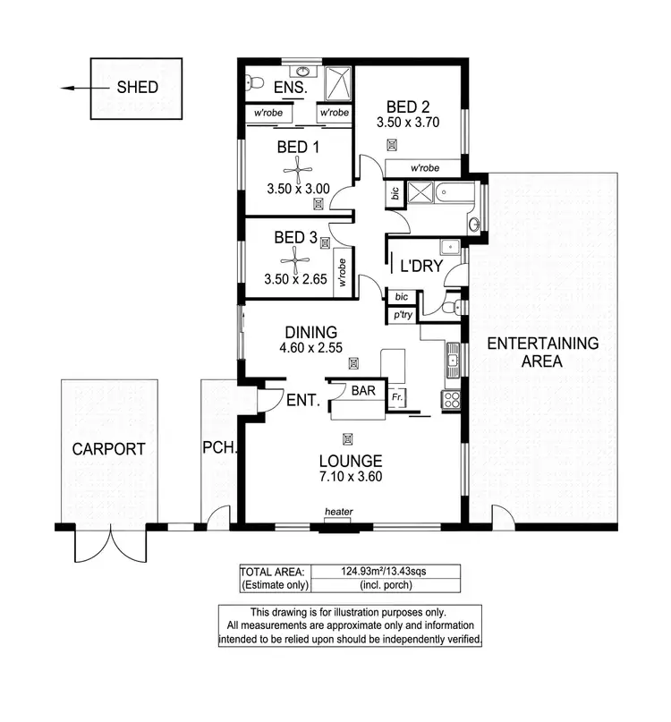 Floorplan of Homely house listing, 19 Falcon Avenue, Hallett Cove SA 5158