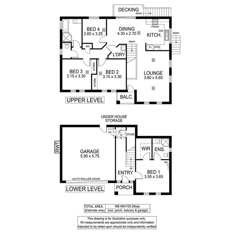 Floorplan of Homely house listing, 34A Brookside Road, Darlington SA 5047