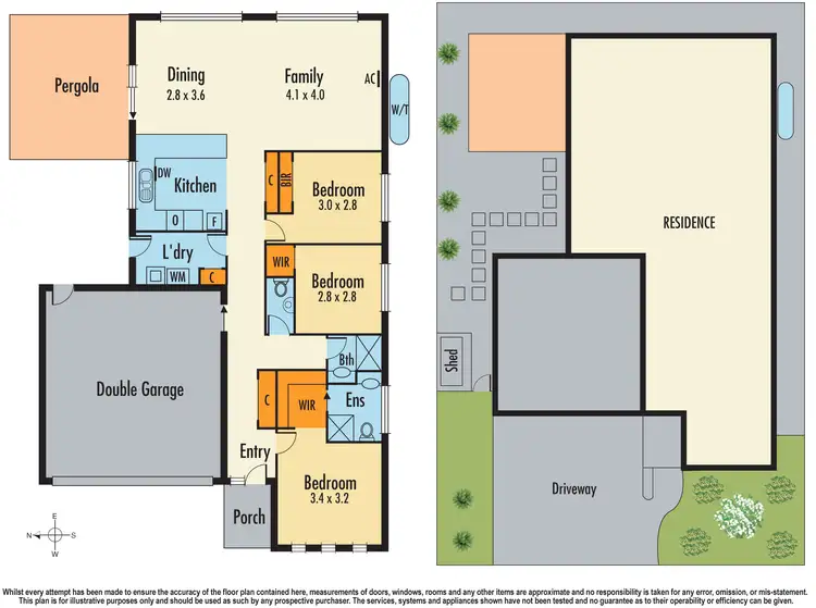 Floorplan of Homely unit listing, 44/21 Kingfisher Drive, Doveton VIC 3177