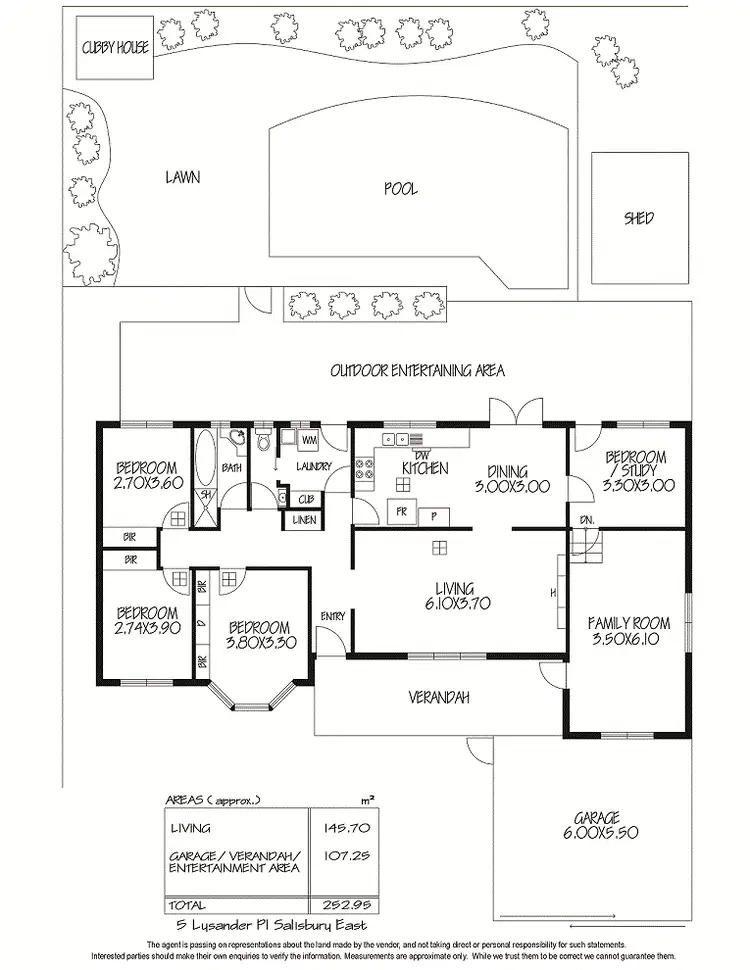 Floorplan of Homely house listing, 5 Lysander Place, Salisbury East SA 5109