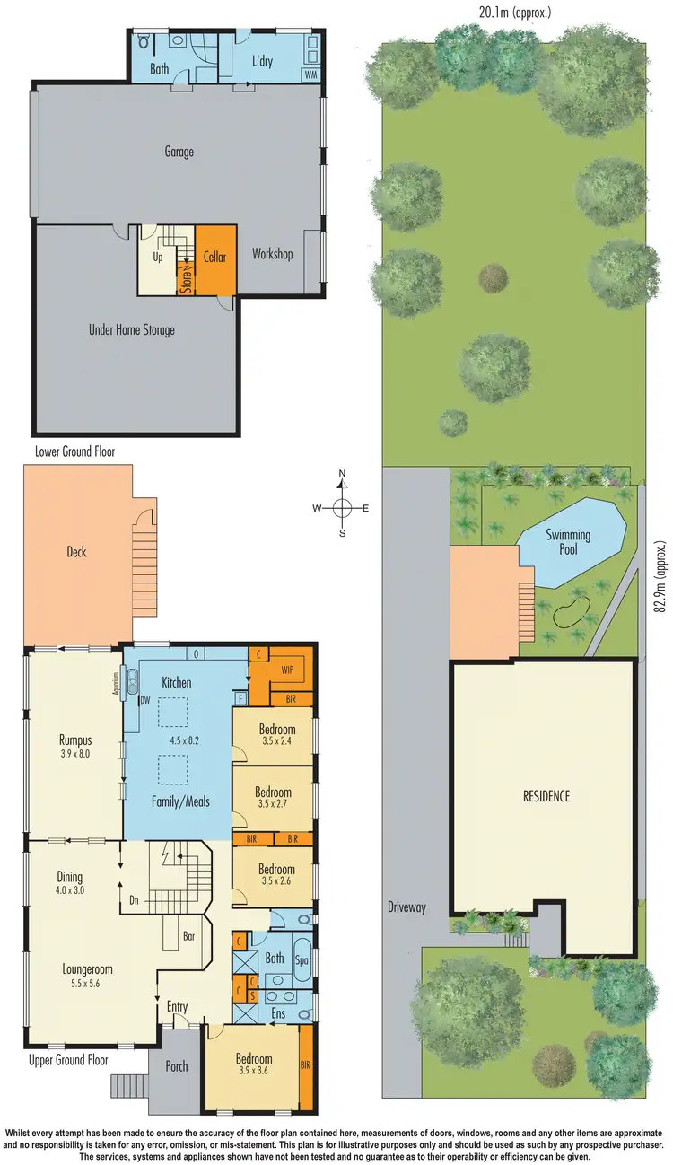 Floorplan of Homely house listing, 16 Churchill Park Drive, Ferntree Gully VIC 3156