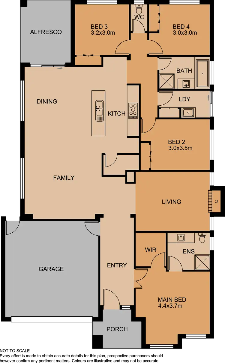 Floorplan of Homely house listing, 34 Chagall Parade, Clyde North VIC 3978