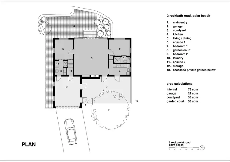 Floorplan of Homely house listing, 2 Rock Bath Road, Palm Beach NSW 2108