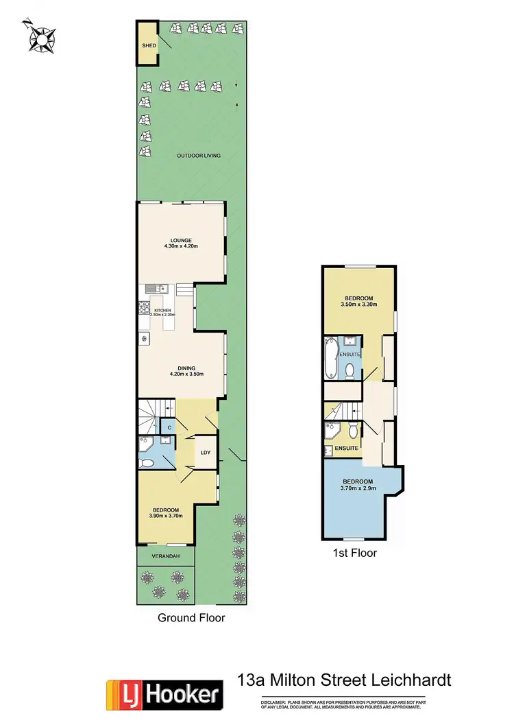 Floorplan of Homely house listing, 13A Milton Street, Leichhardt NSW 2040