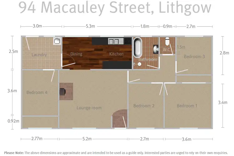 Floorplan of Homely house listing, 94 Macauley Street, Lithgow NSW 2790