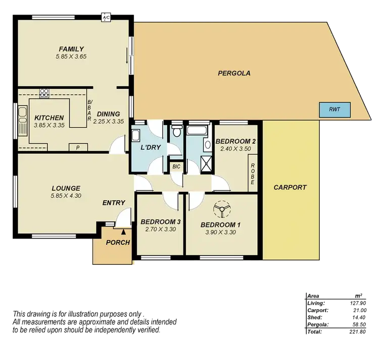 Floorplan of Homely house listing, 73 Tolley Road, St Agnes SA 5097