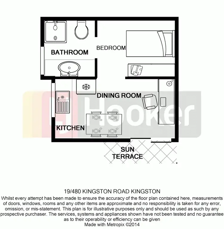 Floorplan of Homely unit listing, 19/480 Kingston Rd, Kingston QLD 4114
