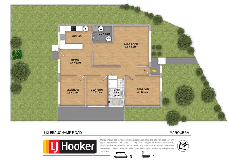 Floorplan of Homely house listing, 412 Beauchamp Road, Maroubra NSW 2035