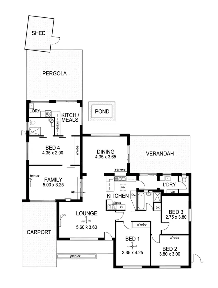 Floorplan of Homely house listing, 21 Errington Street, Plympton SA 5038