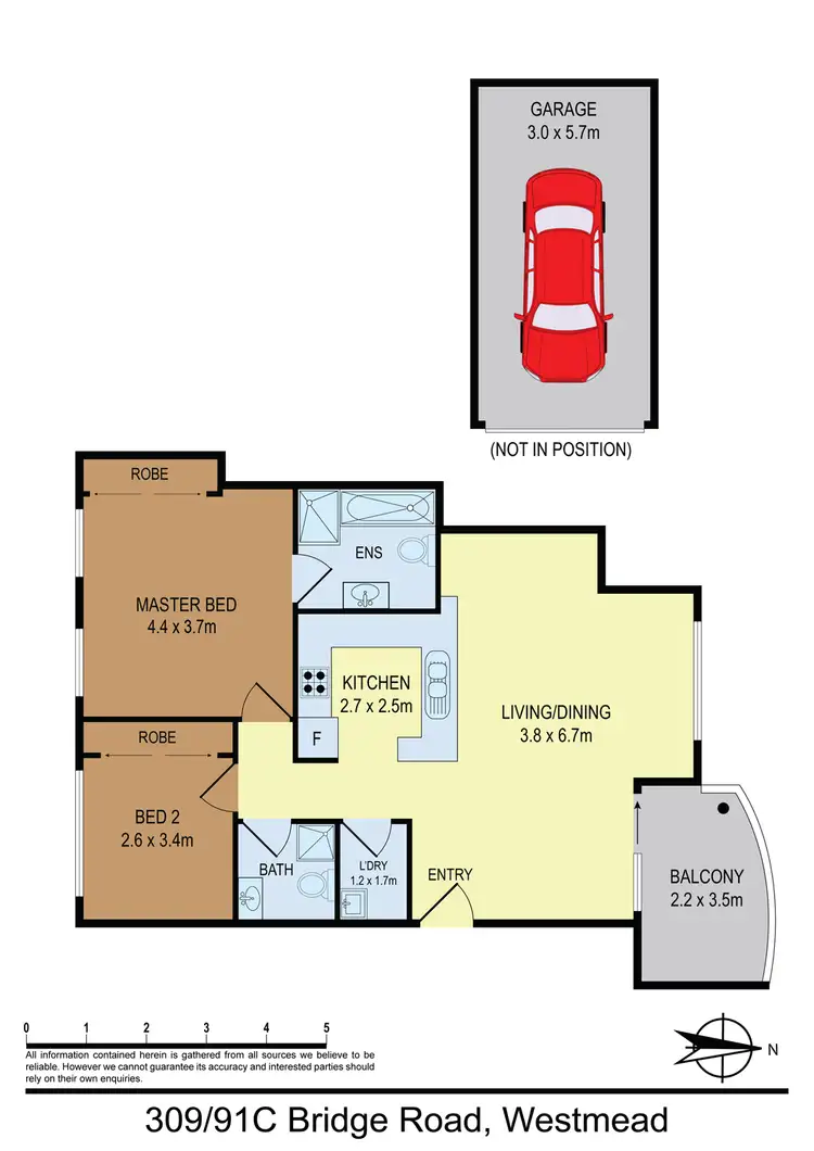 Floorplan of Homely apartment listing, 309/91c Bridge Road, Westmead NSW 2145
